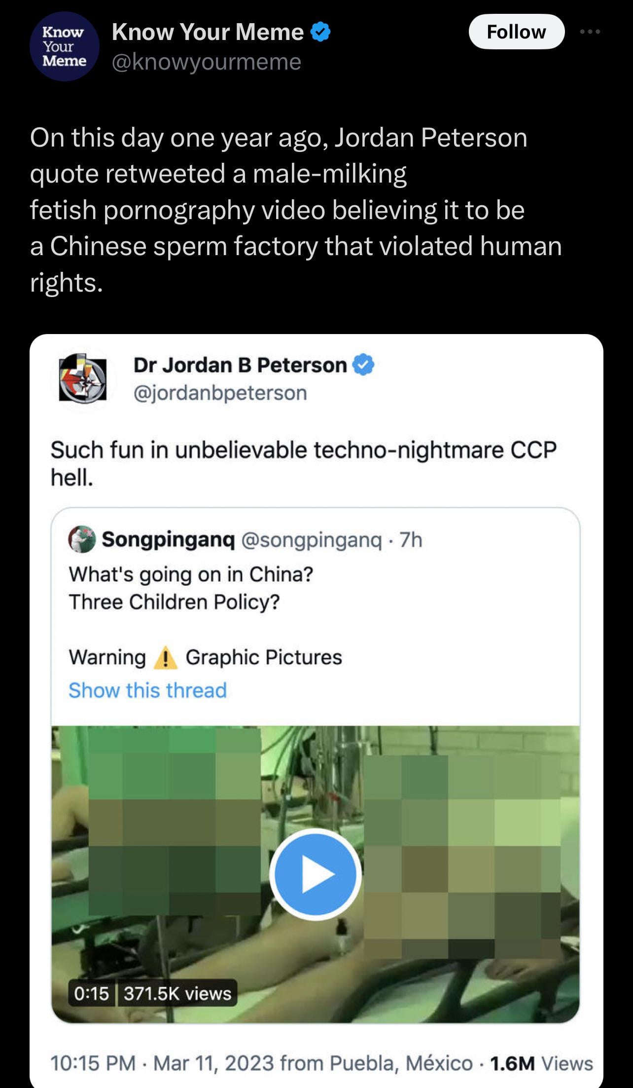 jordan peterson chinese factory