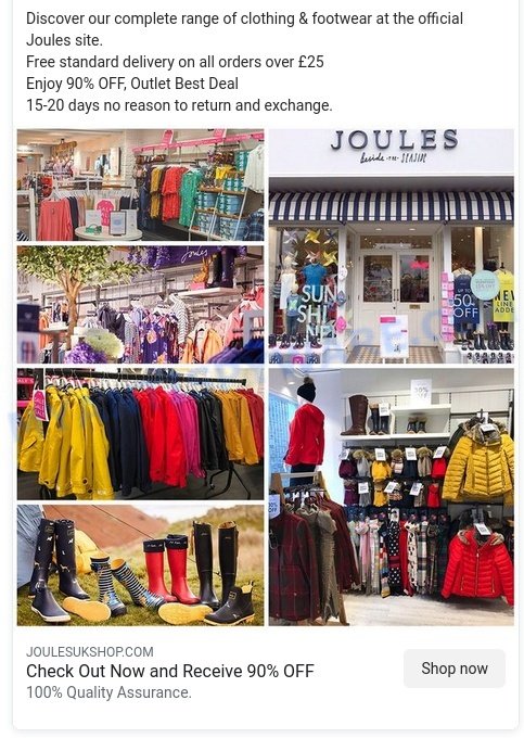 joules vip clearance