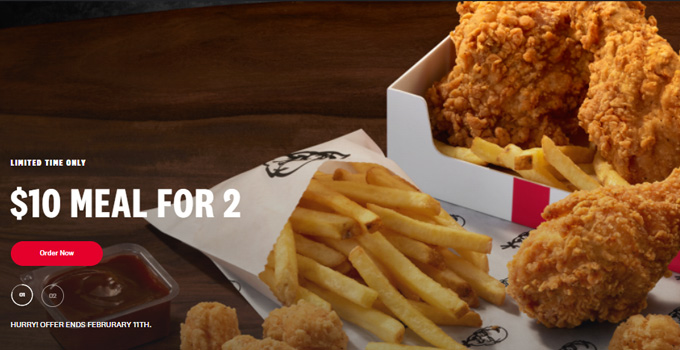 kfc $10 deal