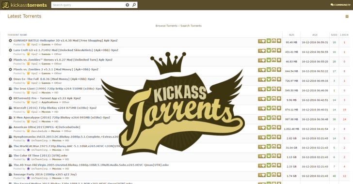 kickass torrents proxies