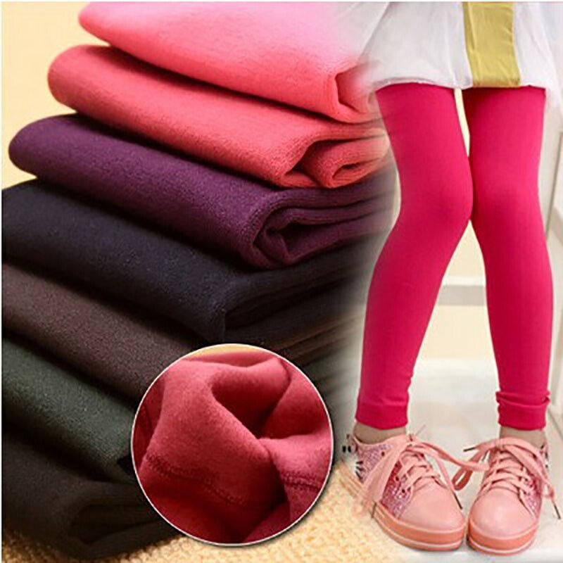 kids fleece lined leggings