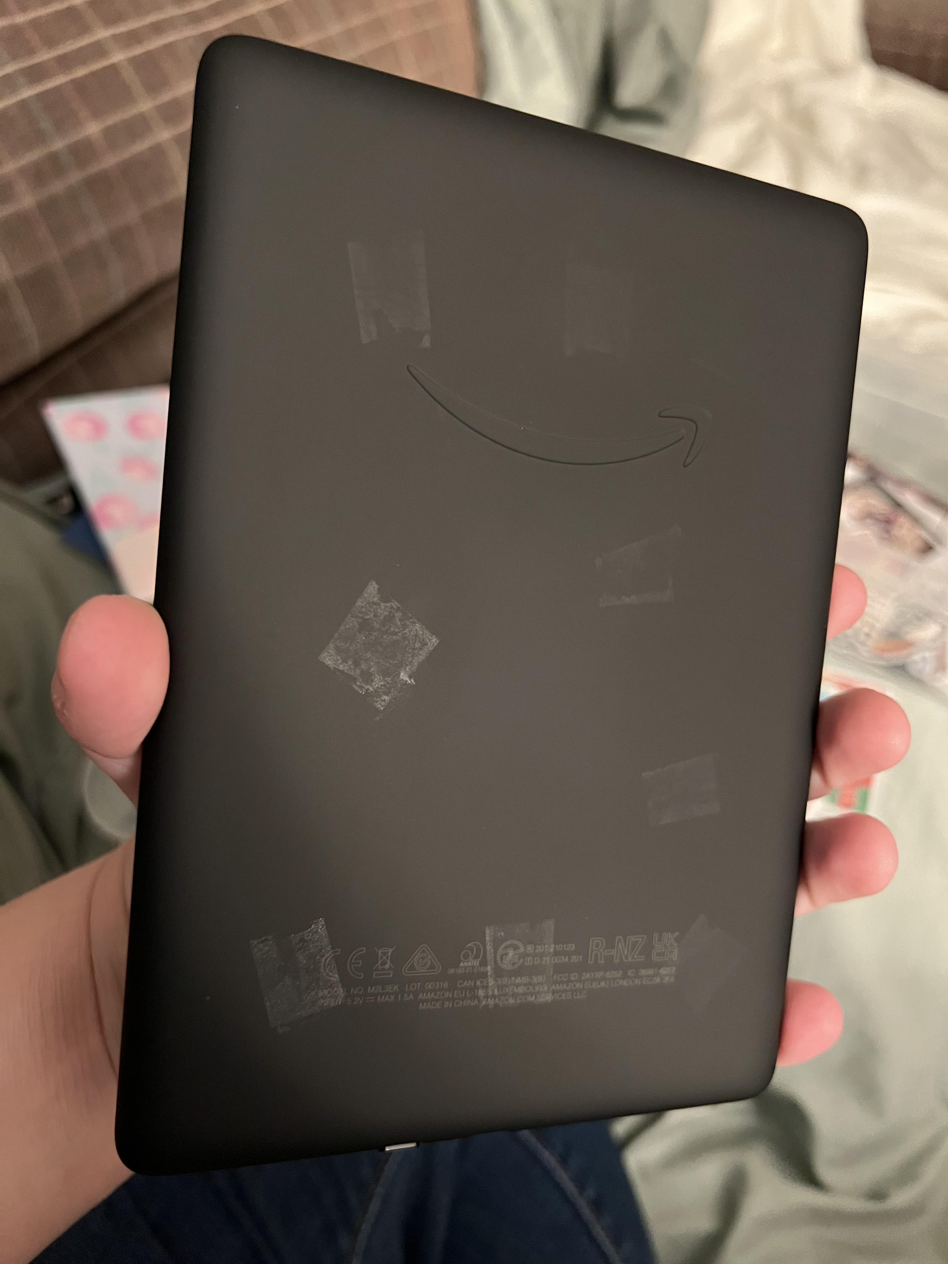 kindle sticky back