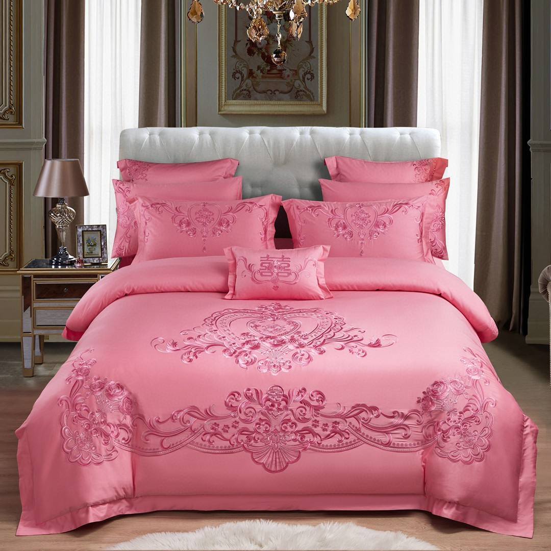 king pink bedding