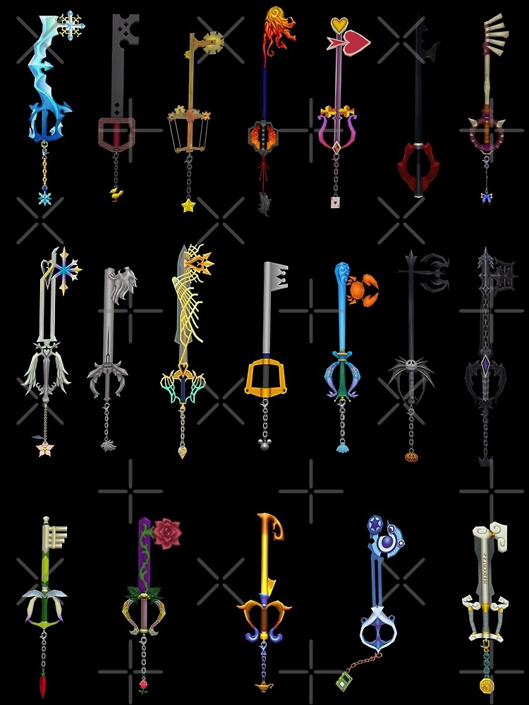 kingdom hearts keyblades