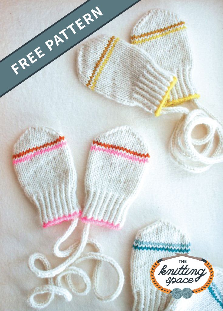 knit infant mittens pattern free