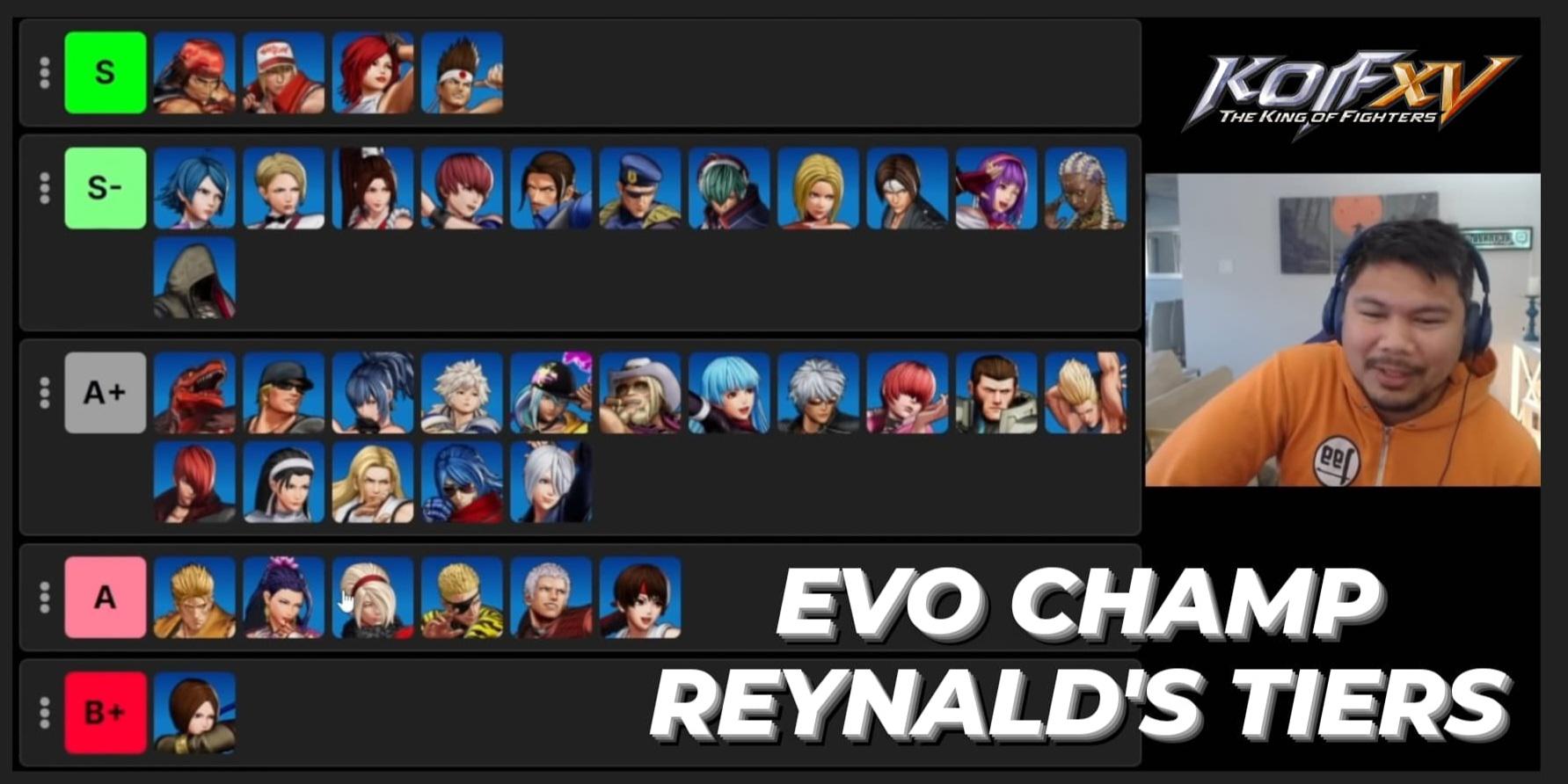 kof xv tier list