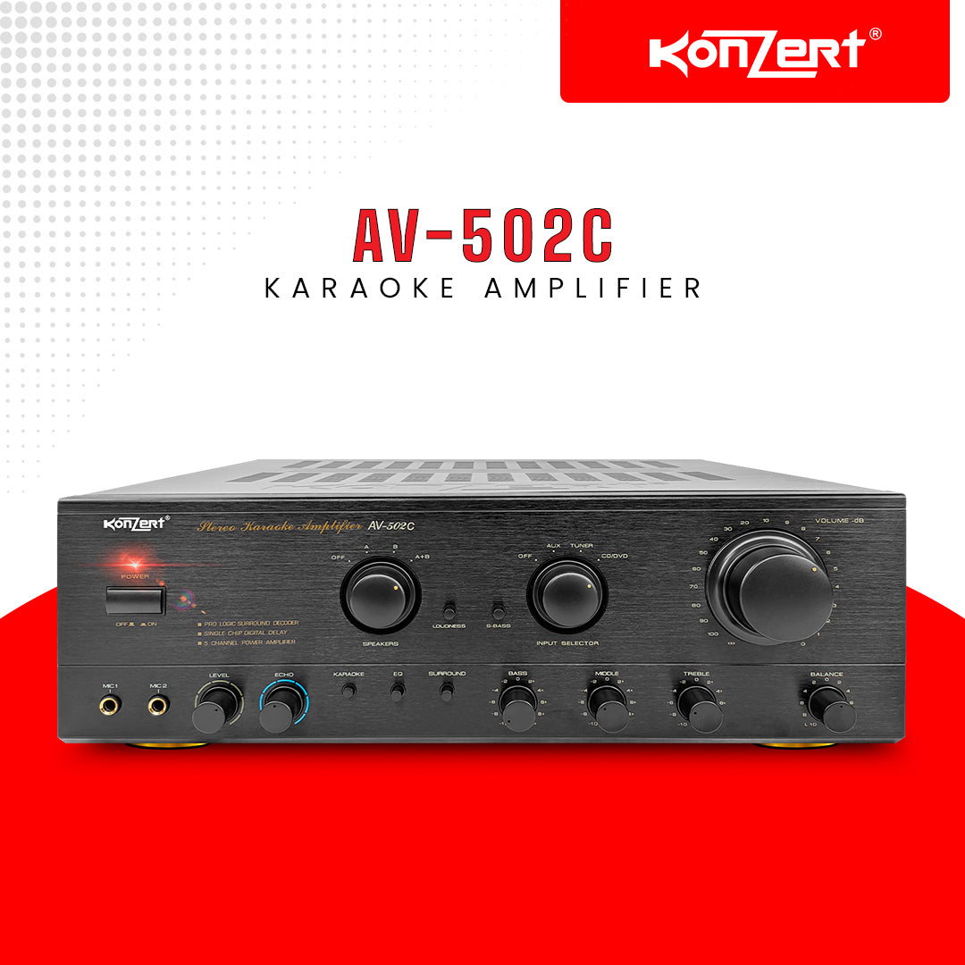 konzert amplifier av 502