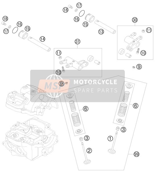 ktm 525 parts