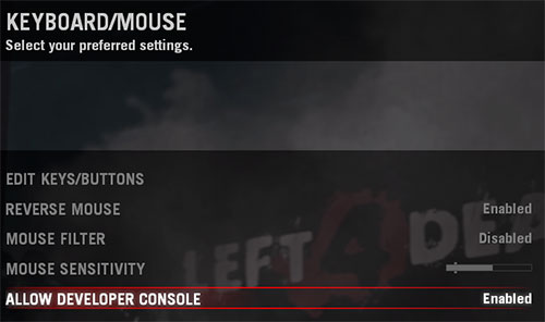 l4d2 console commands