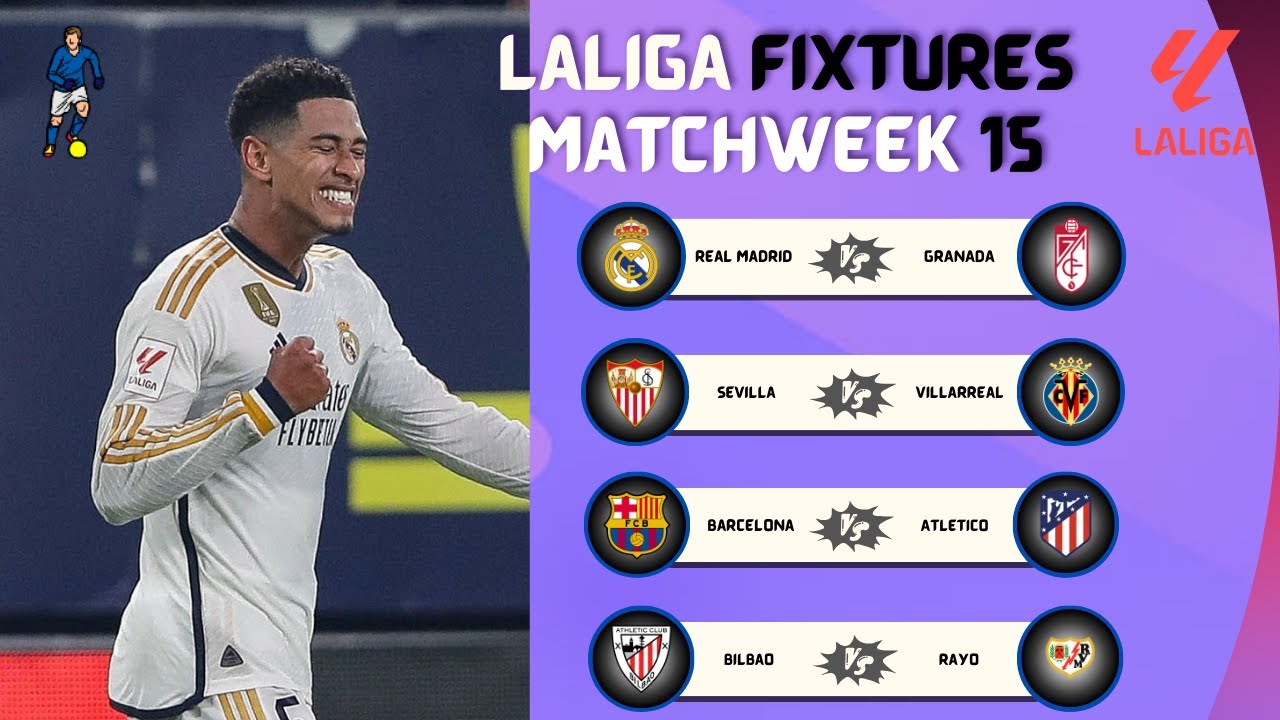 la liga football fixtures today