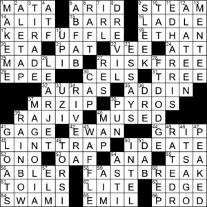 ladle crossword clue