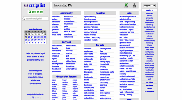 lancaster pennsylvania craigslist