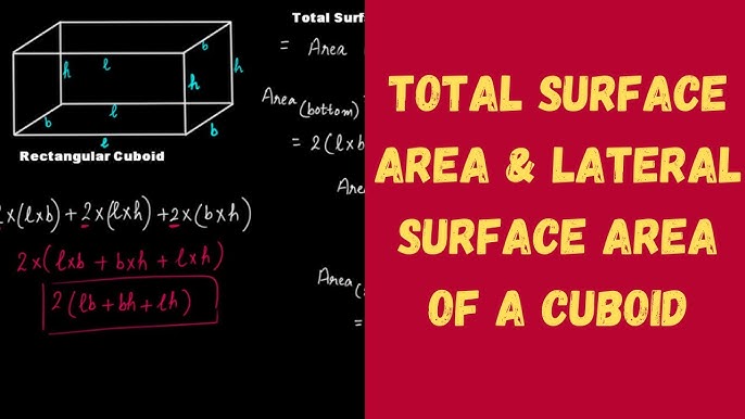 lateral surface area of cuboid and cube