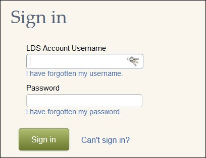 latter-day saints familysearch login