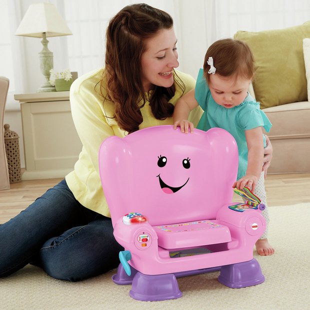 laugh & learn smart stages chair - pink