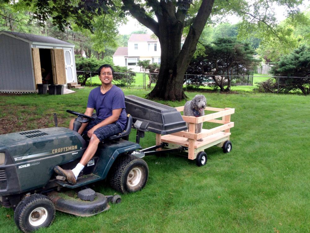 lawnmower wagon