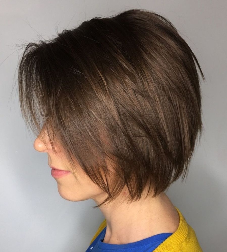 layered bob cuts for thin hair