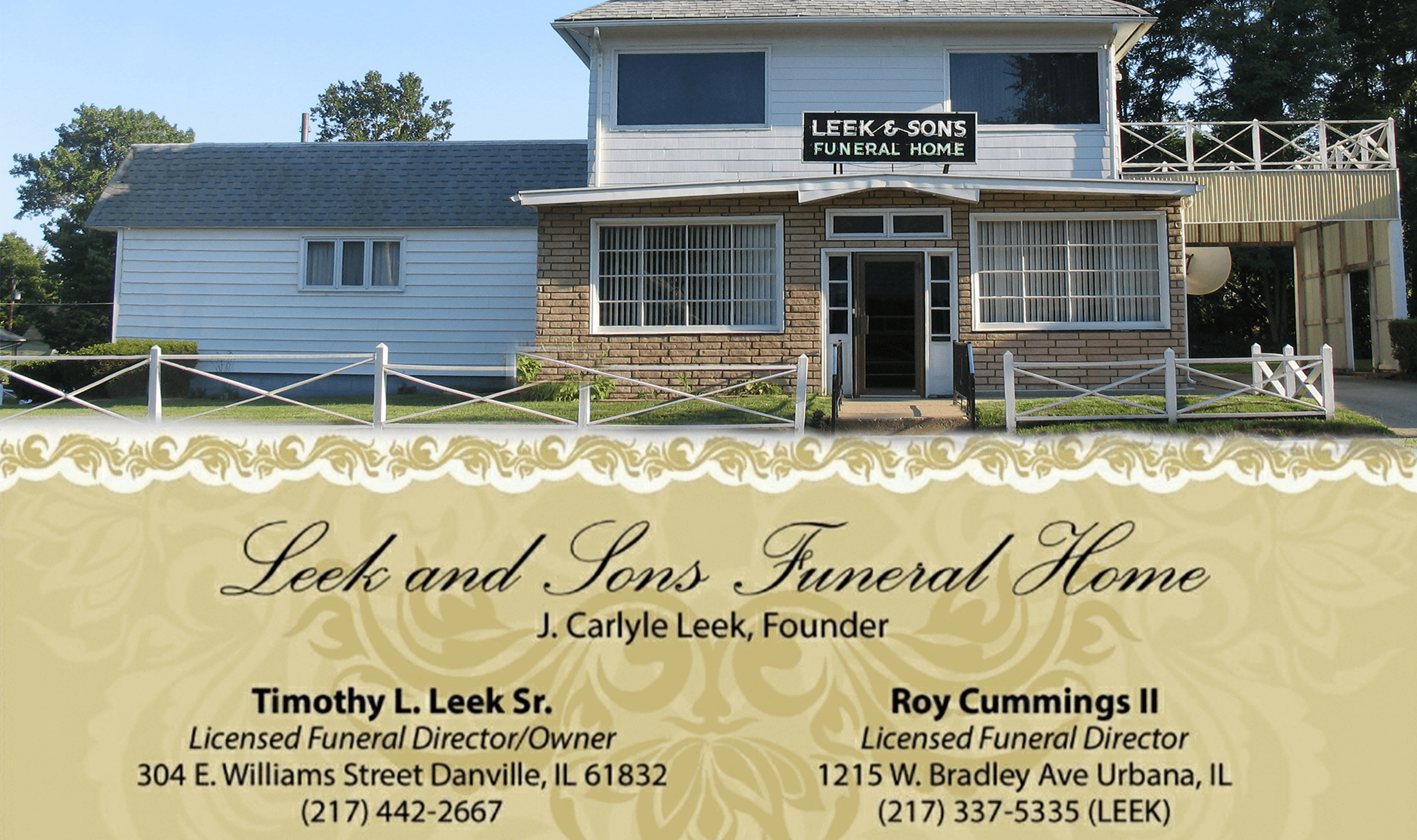 leak & sons funeral home