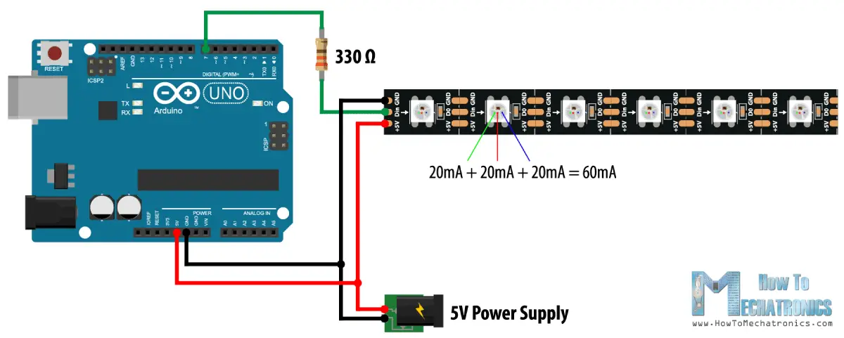 led ws2812 arduino