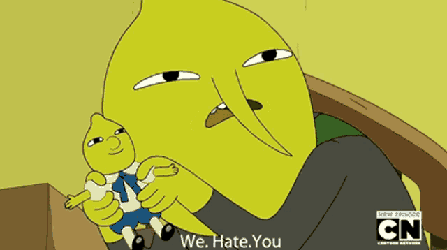 lemongrab we hate you