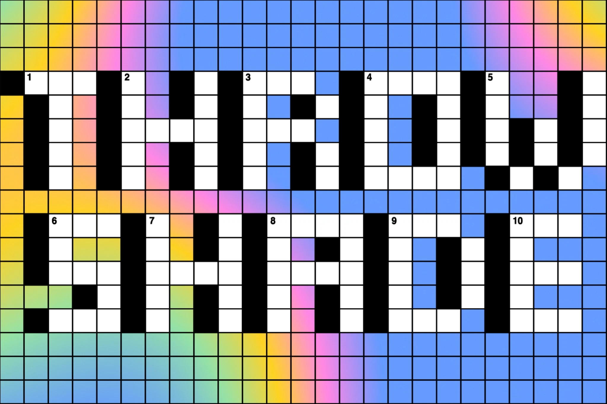less widespread crossword clue 7 letters
