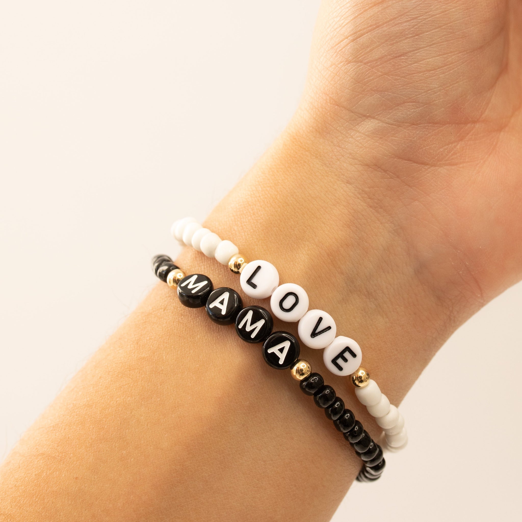 letter bead bracelets