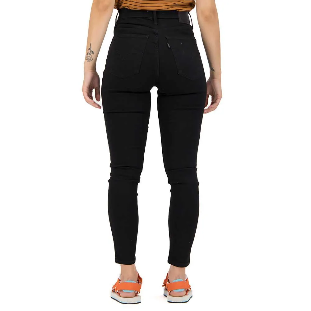 levis mile high super skinny svart