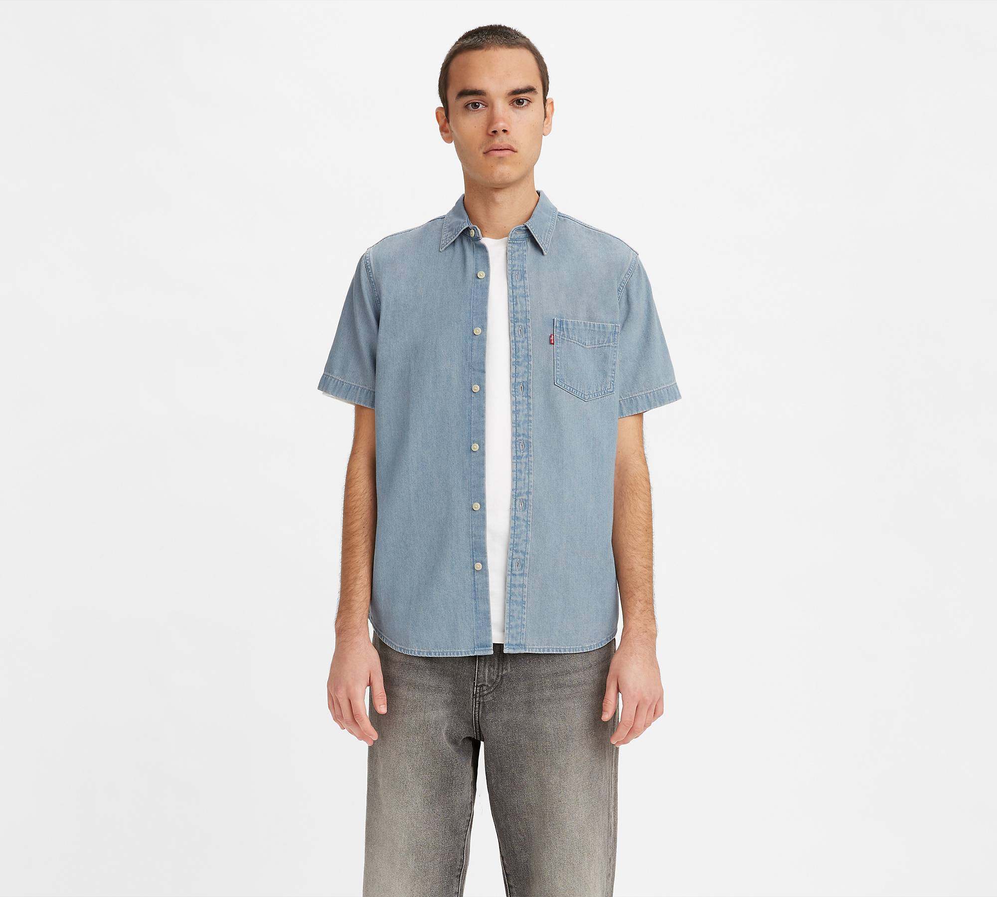 levis short sleeve button down