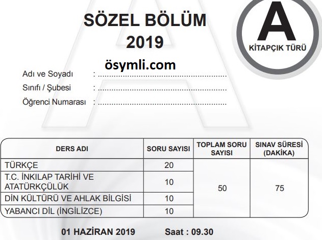 lgs soruları pdf 2019