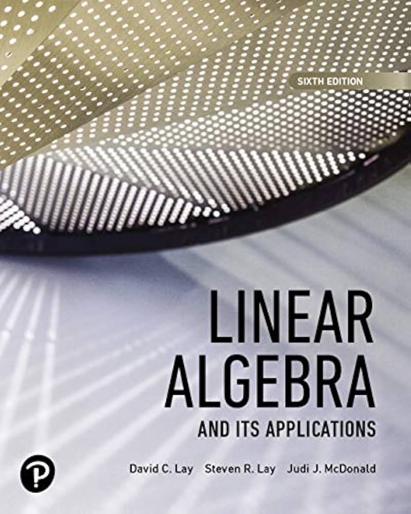 linear algebra and its applications 5th edition answers