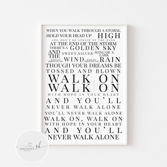 liverpool never walk alone lyrics