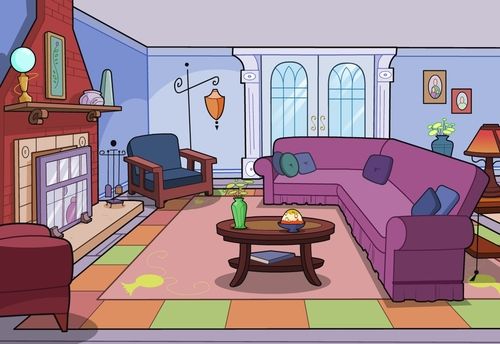 living room clipart