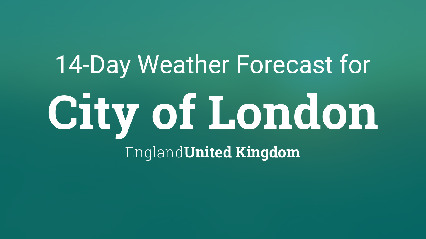 london 14 day weather forecast