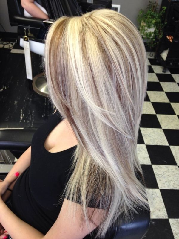 long hairstyles blonde highlights
