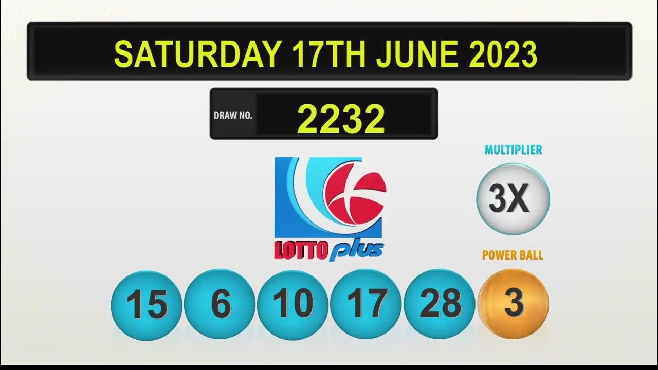 lottery results for sat 17th june 2023