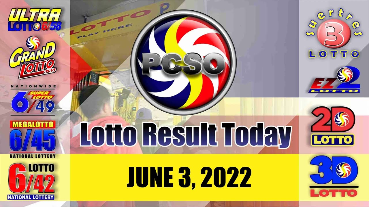 lotto result june 3 2022 pcso lotto