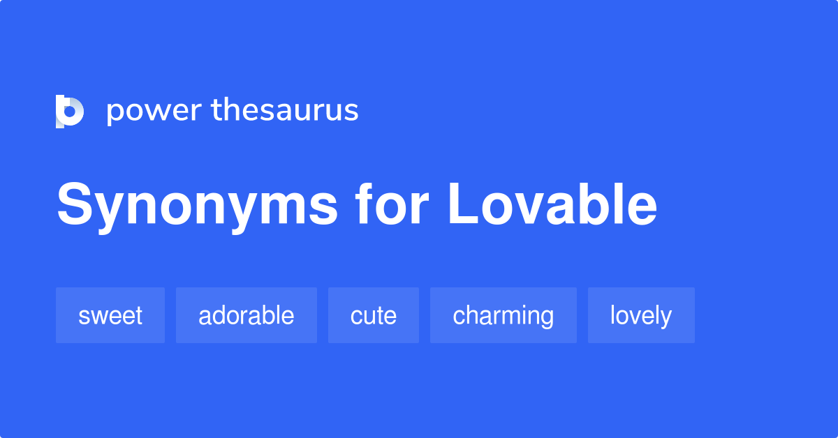 lovable synonym