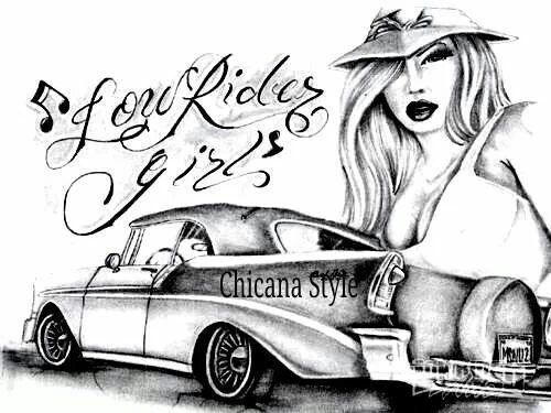 lowrider art drawings