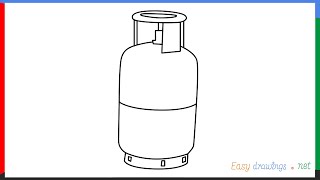 lpg cylinder drawing