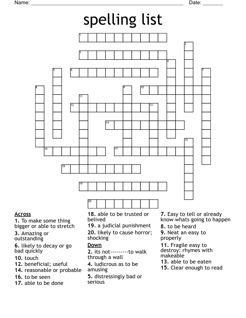 ludicrous crossword