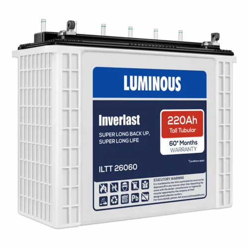 luminous 220 amp battery price