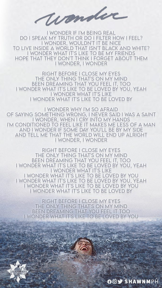 lyrics to i wonder why