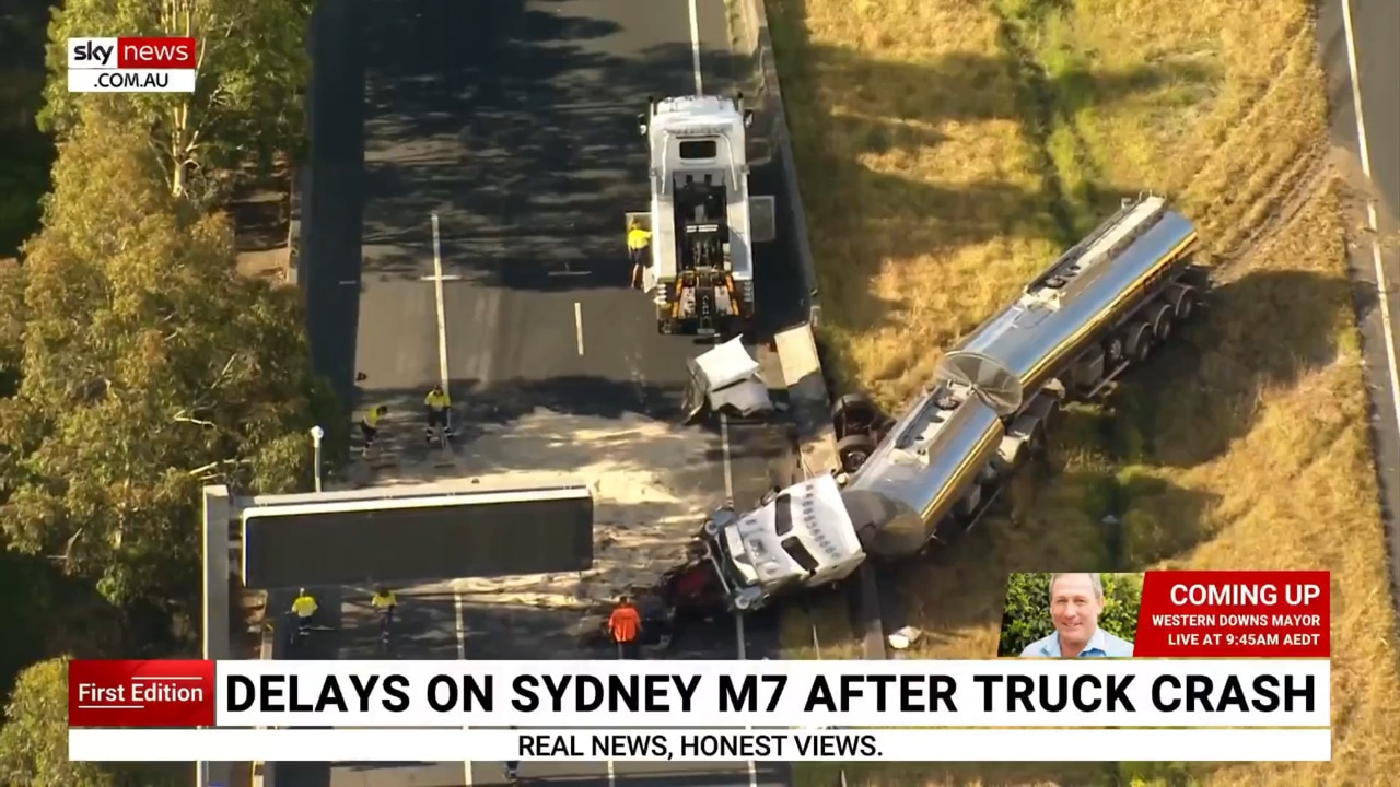 m7 accident today sydney