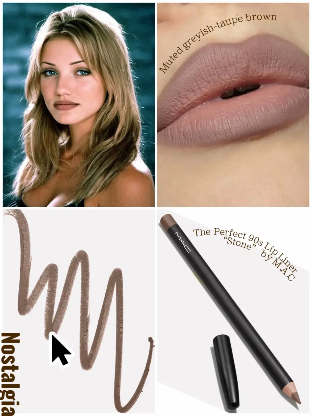 mac cosmetics stone lip liner