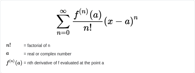 maclaurin polynomial calculator