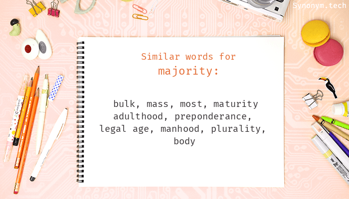 majority synonym