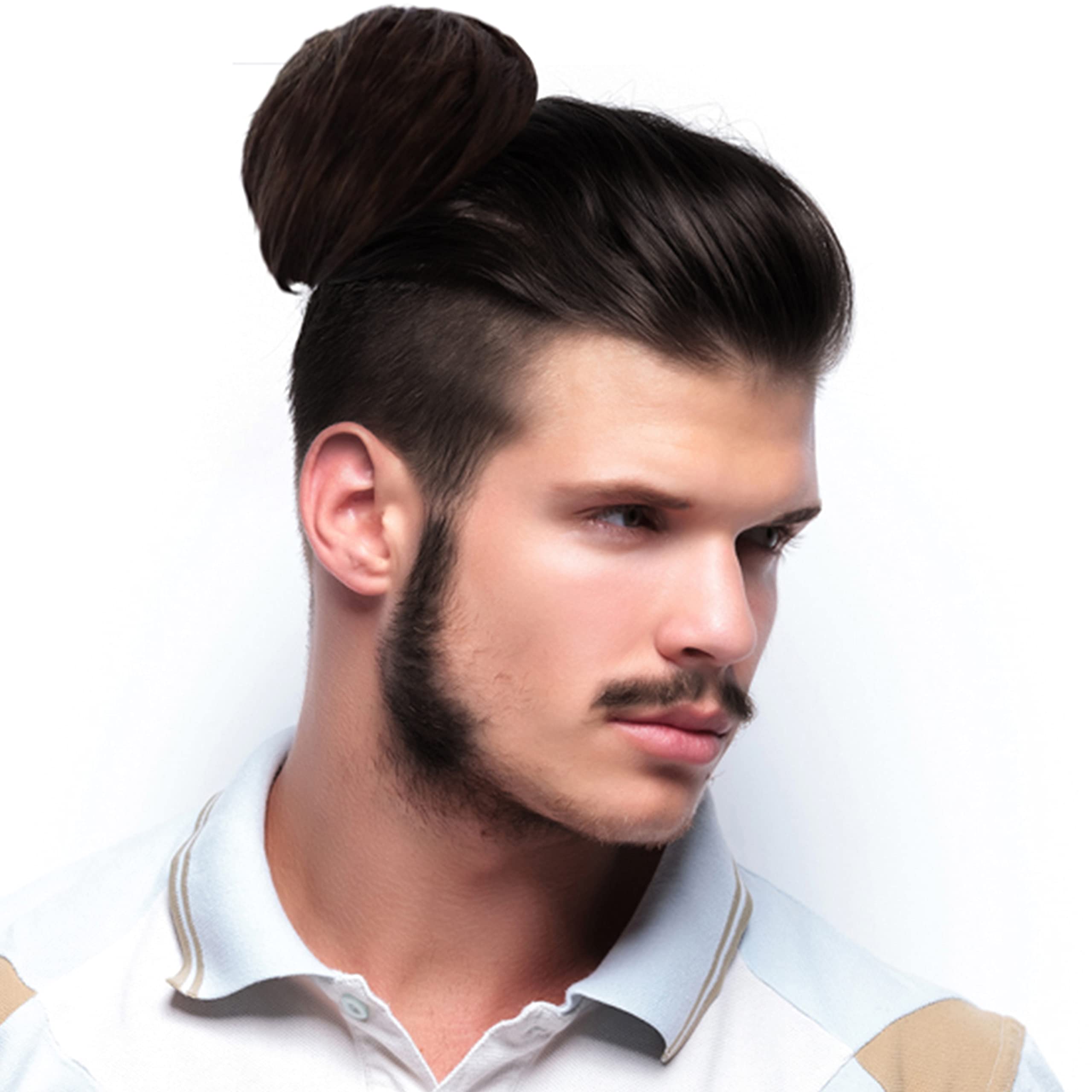 man bun wig