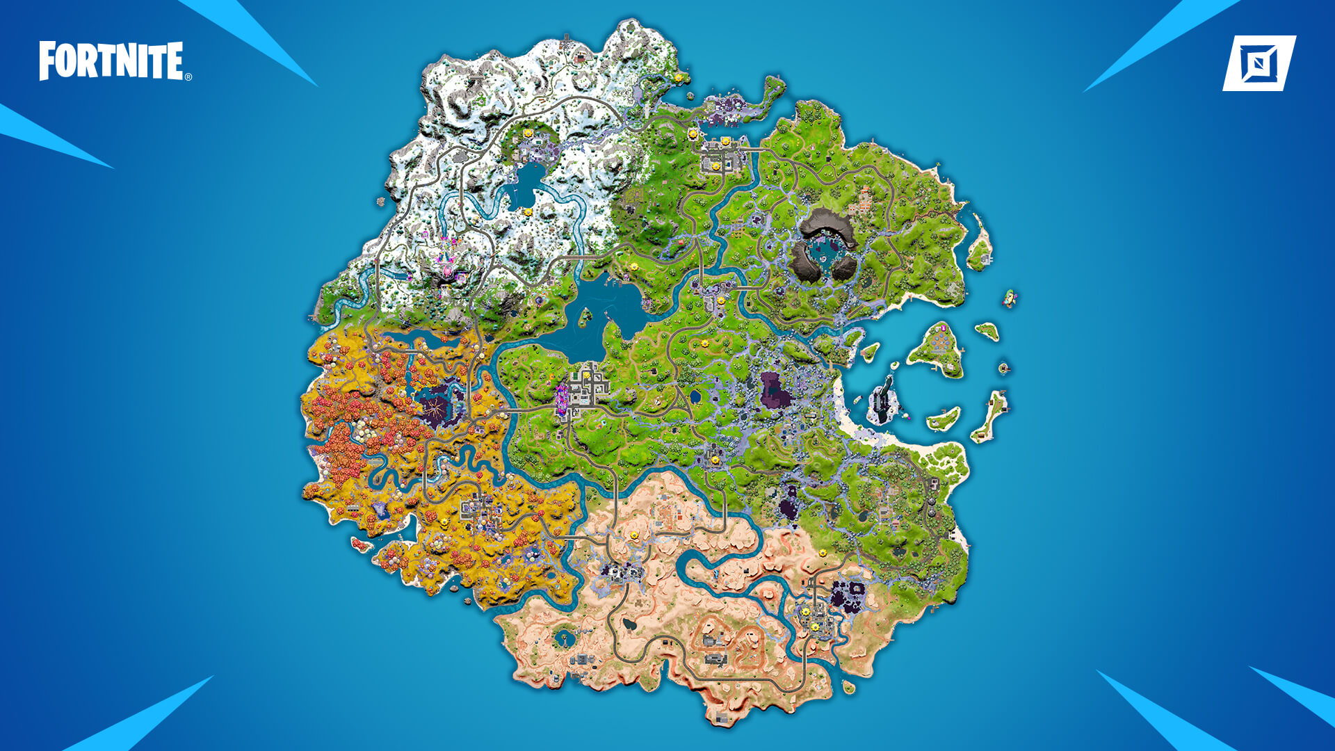 map fortnite battle royale