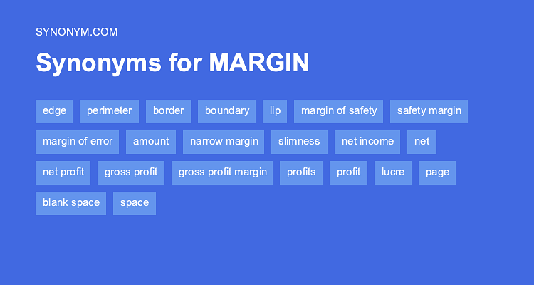 margin thesaurus