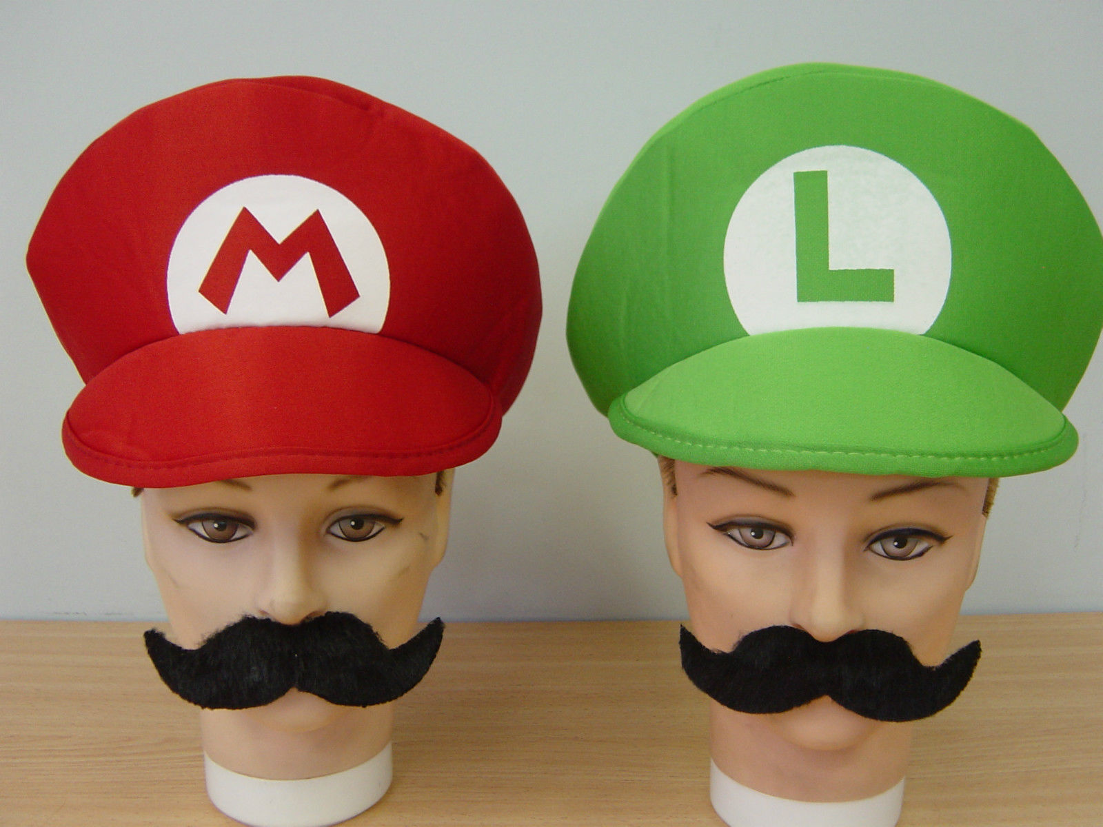 mario and luigi hats